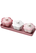 Le Creuset Petite Flower Ramekin W/Lid X3-485093