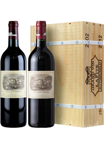 Lafite Rothschild Ex-Chateau 2 Bottle Pack (2002, 2012)-303965