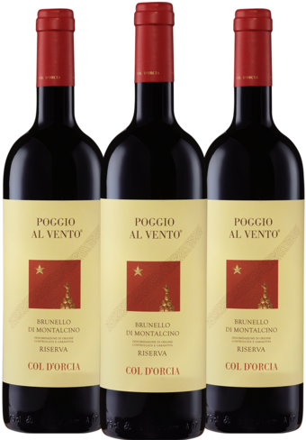 Col d'Orcia Poggio Al Vento 2001, 2004, 2007 - 3 Bottle Mixed Pack-BP_355359