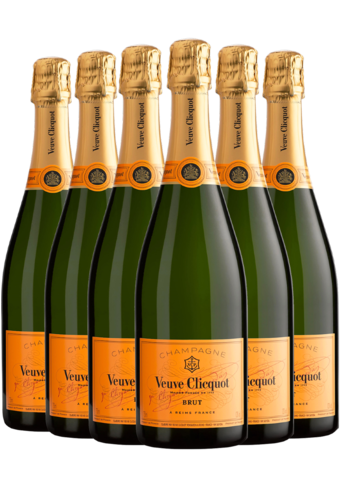 Veuve Clicquot Yellow Label Brut (Without Gift box) - 6 Bottle Pack -BP_104661