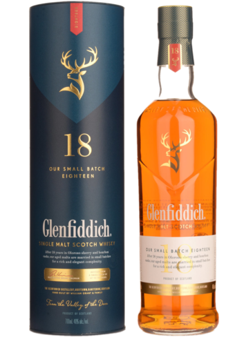Glenfiddich 18 Year Old Single Malt Scotch Whisky-BP_129303