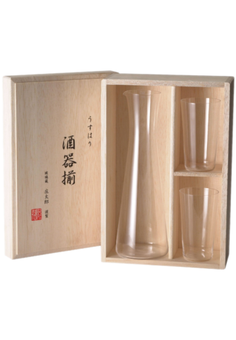 Shotoku Usuhari Shuki-Zoroe (With Wooden Box)-BP_437227