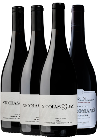 Nicolas Jay Single Vineyard + Meo Camuzet VR Chaumes '21 4-Pack-409201