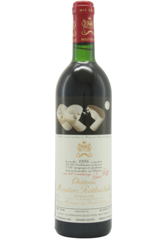 Chateau Mouton Rothschild Pauillac 1er Cru 1986 (Ex Chateau 2023)-138626