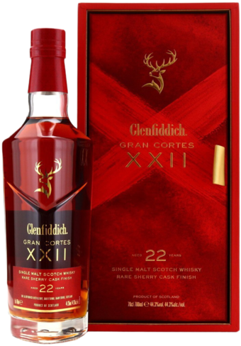 Glenfiddich Gran Cortes 22 Year Old Single Malt Whisky (Palo Cortado Finish)-BP_142750