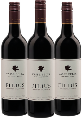 Vasse Felix Filius Cabernet Sauvignon 2023 - 3 Bottle Pack-129847